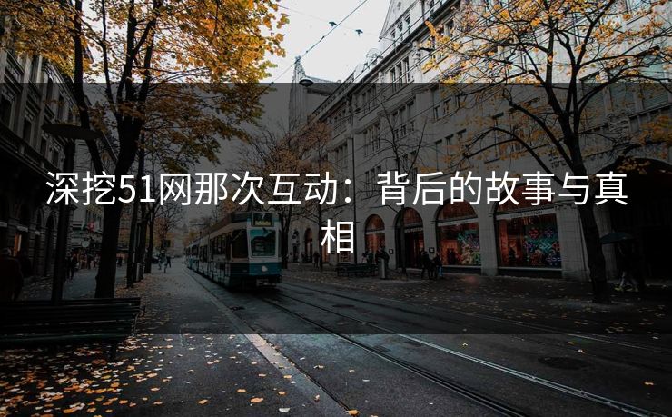 深挖51网那次互动：背后的故事与真相